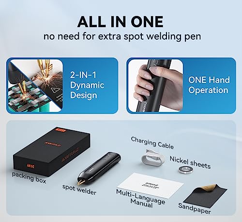 Black Handheld Battery Spot Welder X206