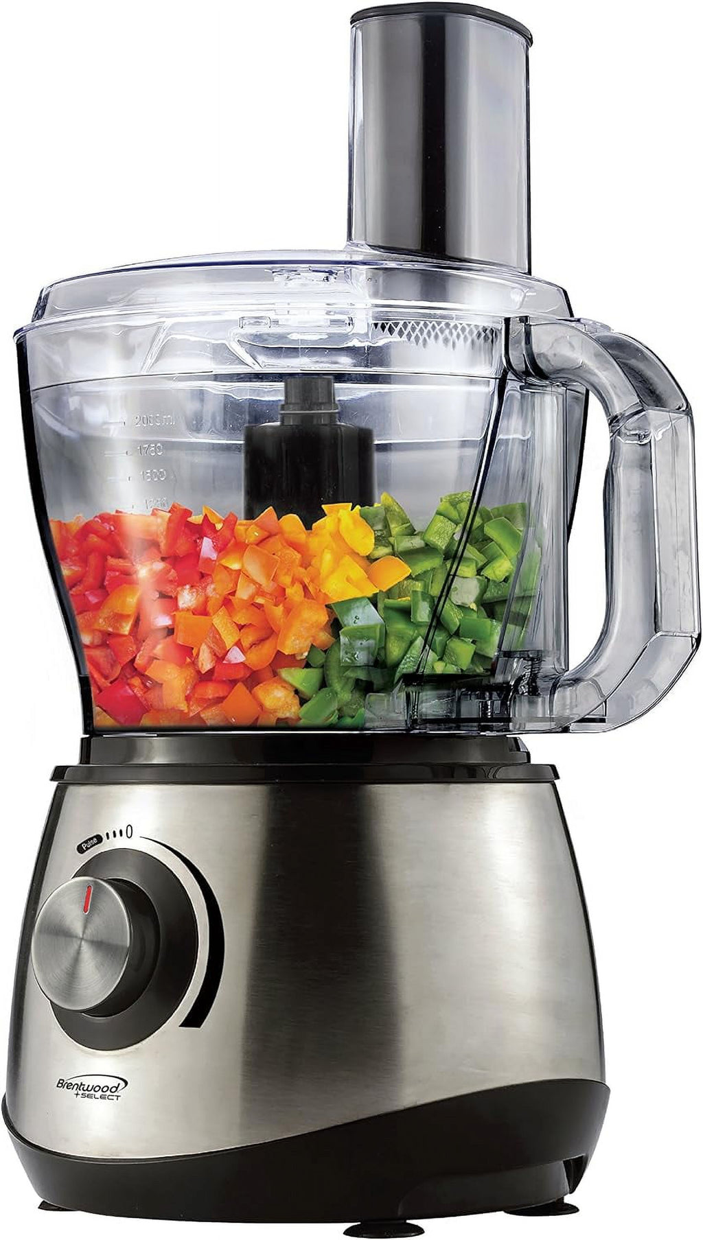 8-Cup Stainless Steel Black Food Processor S44813
