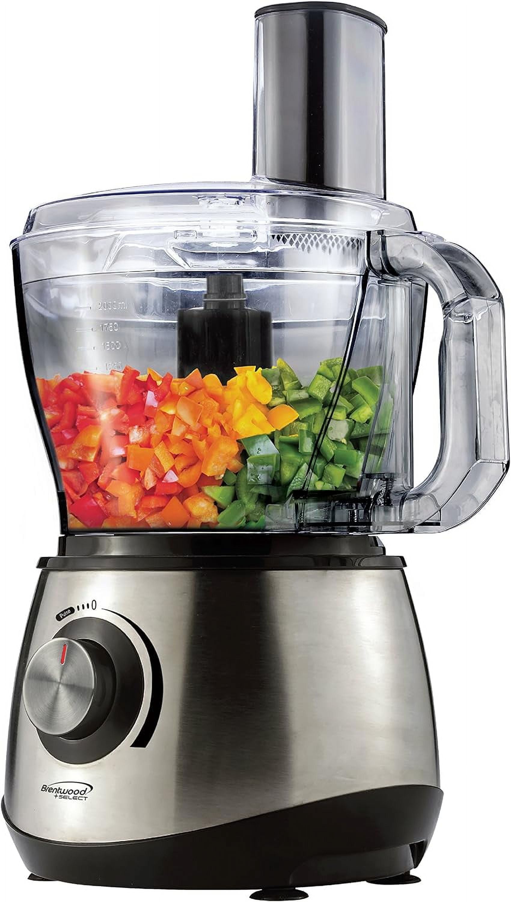 8-Cup Stainless Steel Black Food Processor S44813