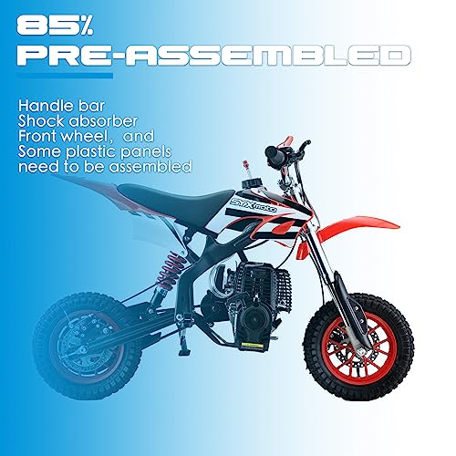 4-Stroke 40cc Mini Dirt Bike (White) A676