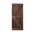 Knotty Pine Solid Wood Interior Barn Door Slab W9985