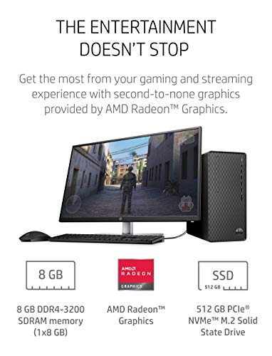Black AMD Ryzen 3 8 GB 512 GB SSD Desktop PC B708