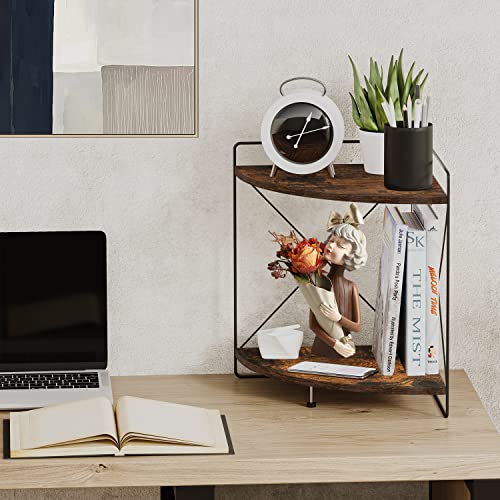 2 Tier Corner Shelf, 9.8x9.8x13.1in Z677