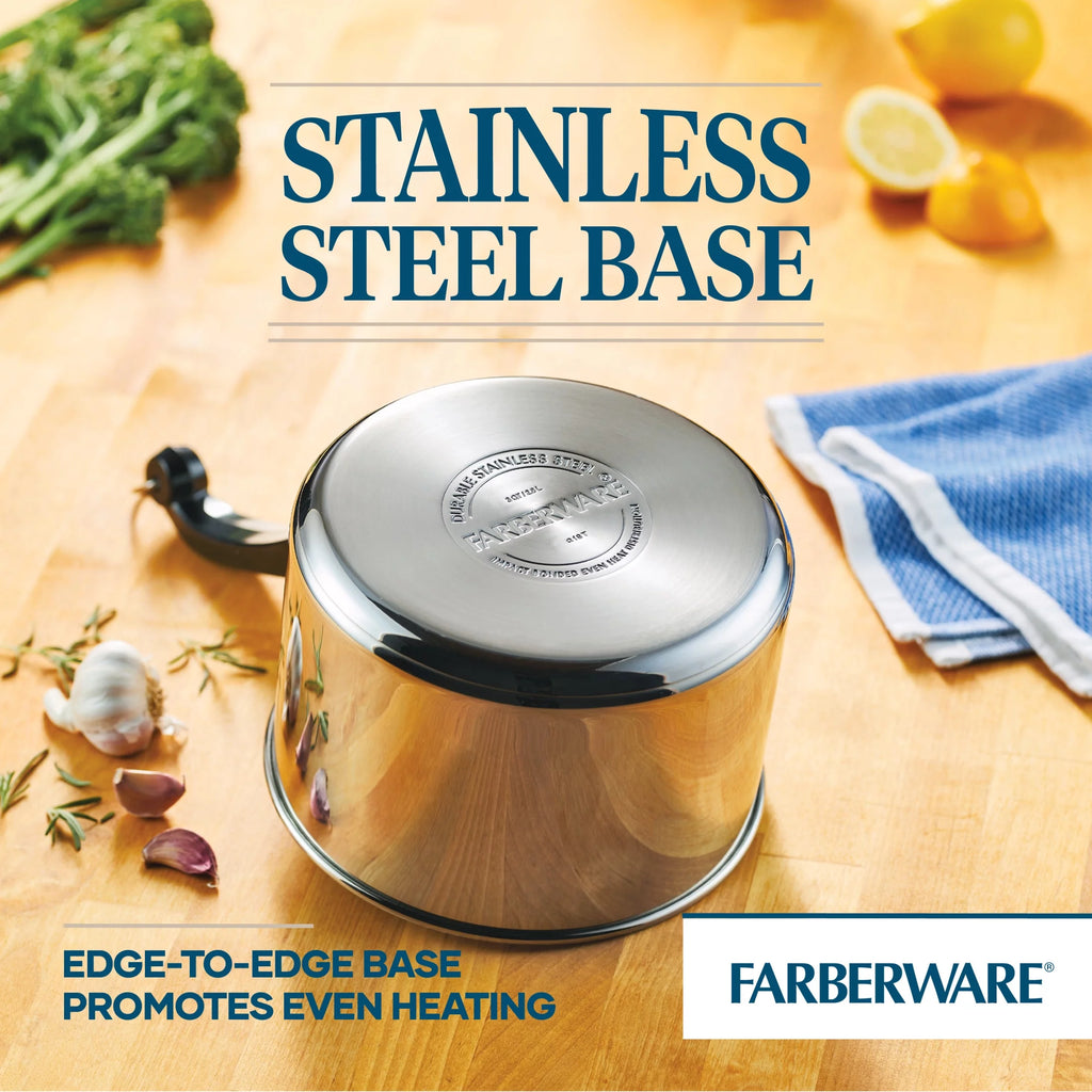 3-Quart Stainless Steel Saucepan with lid R345