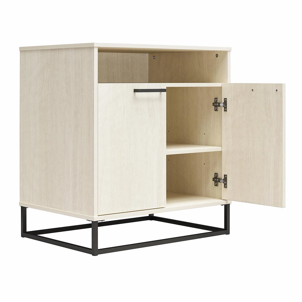Ivory Oak 2 Door Accent Cabinet I285377