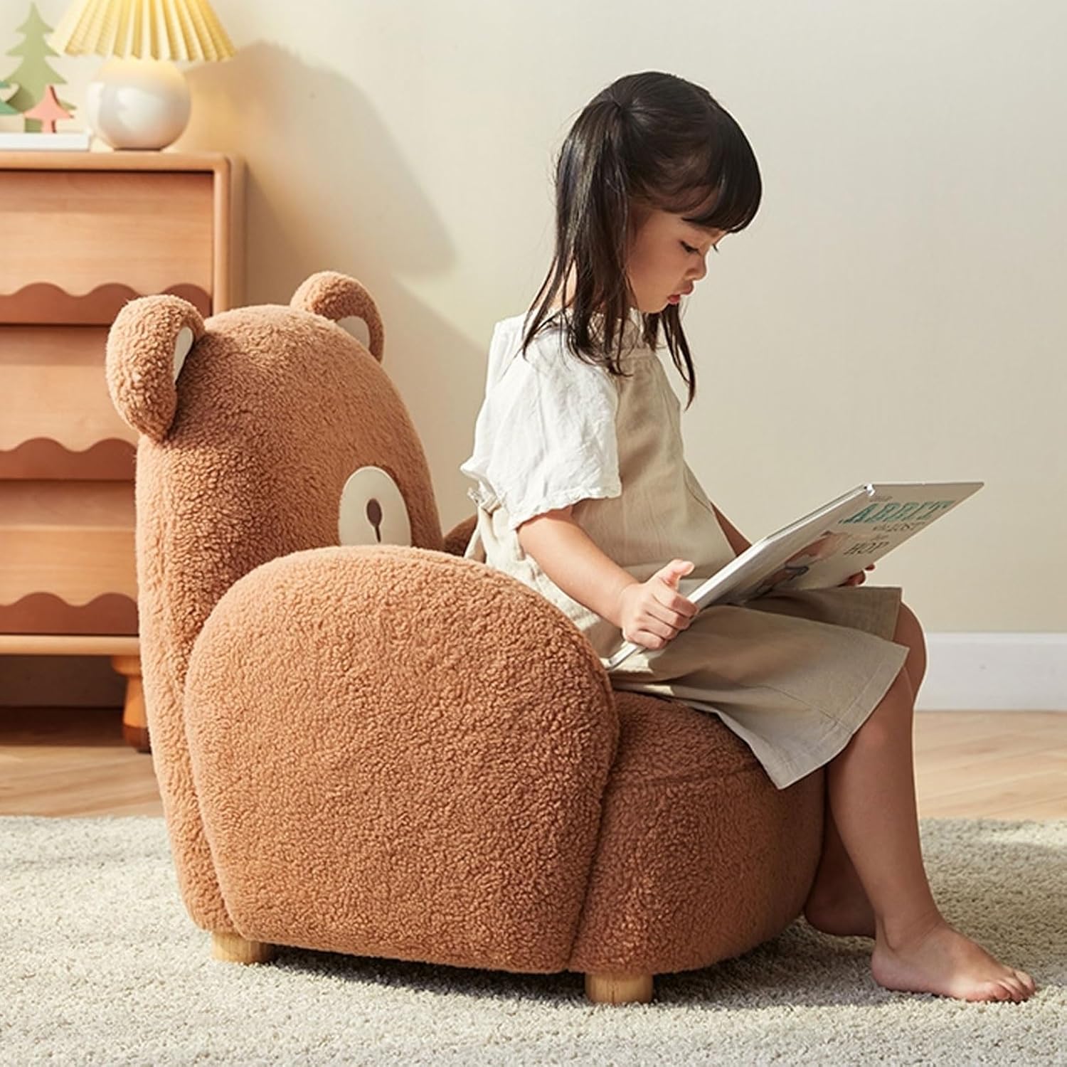 High Backrest Solid Wood Legs Armchair Upholstery Chair C256