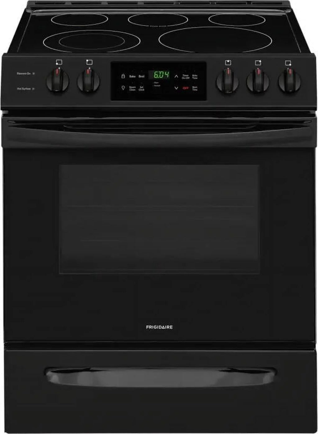 Black 30 in Freestanding Range with Self-Cleaning H341412