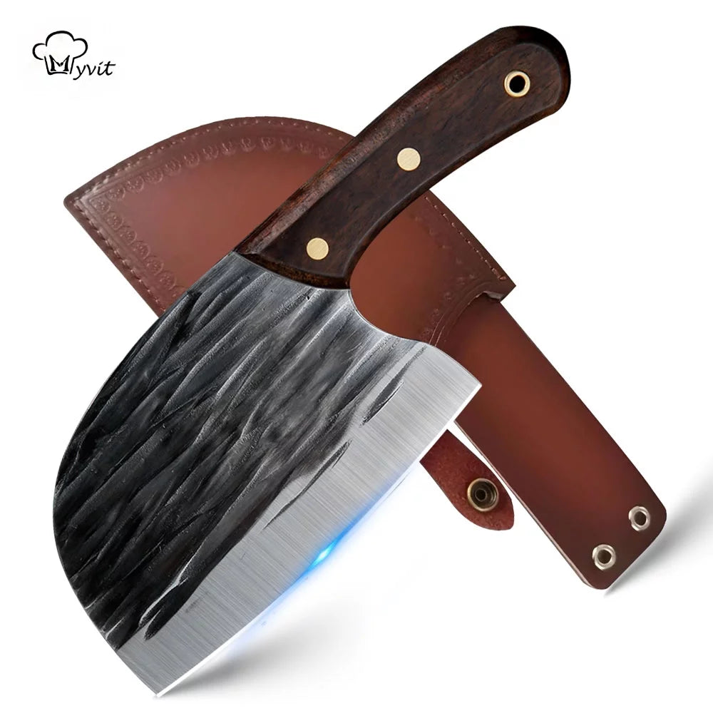 6" High Carbon Steel Full Tang Meat Cleaver Knife I531
