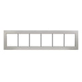 72" x 10" Vinyl Non-Opening Double Pane Window with Grids V703
