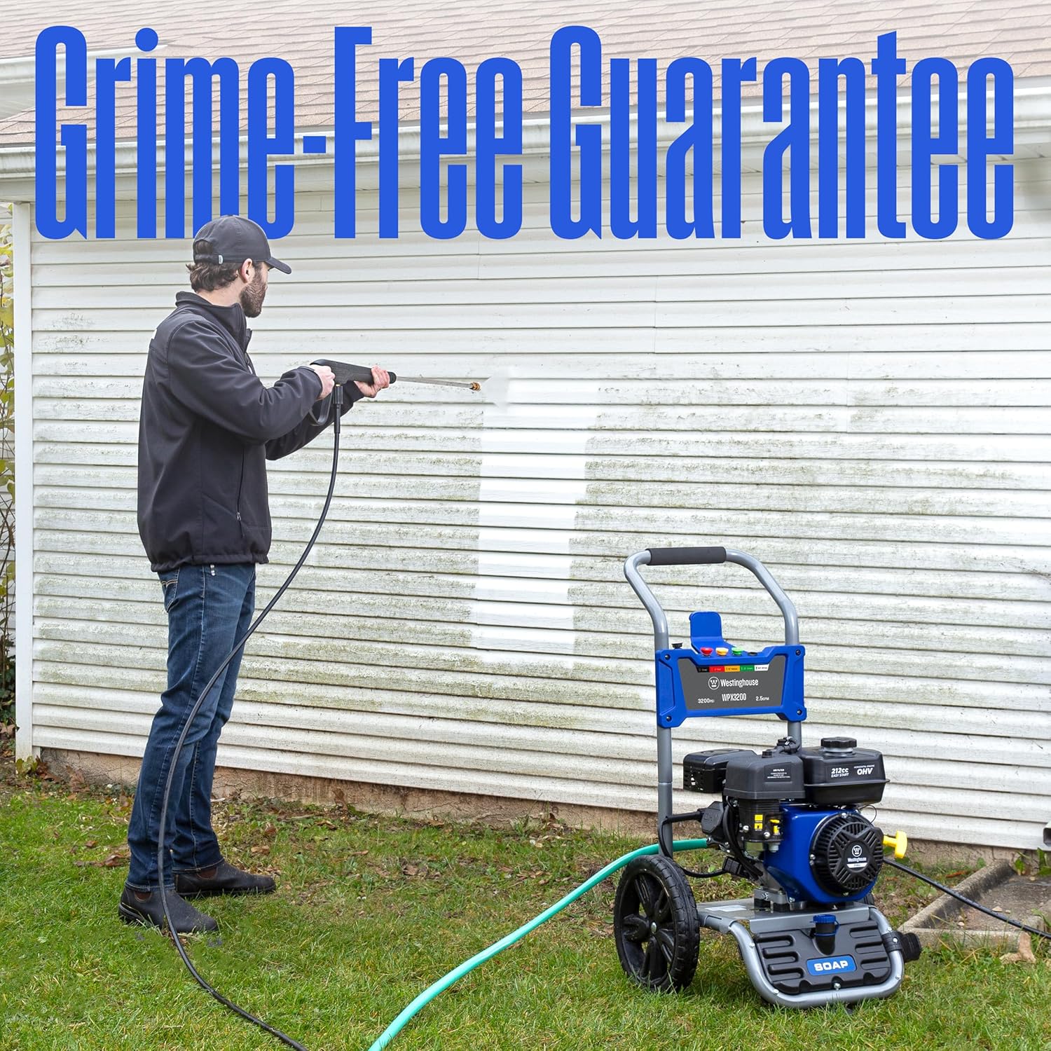 Electric Pressure Washer Bundle with Gas Pressure Washer M86338