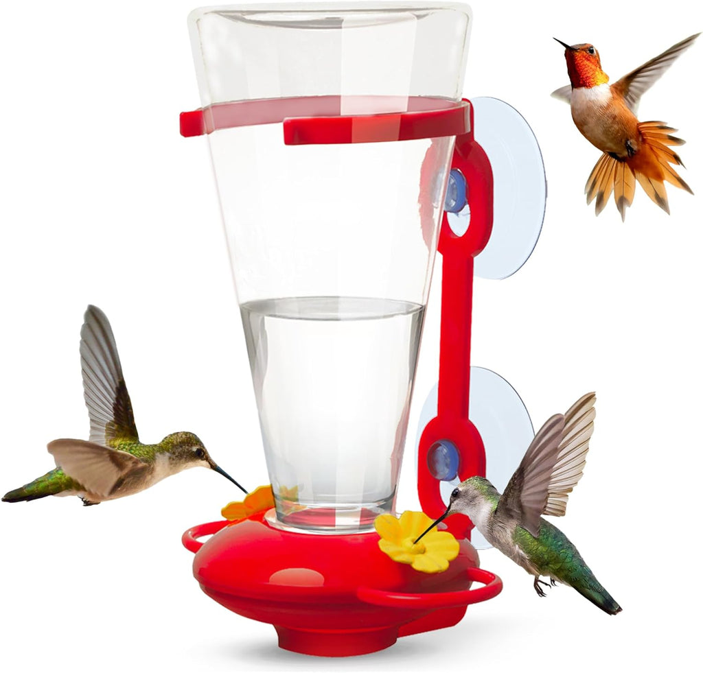 Large Capacity Plastic Window Hummingbird Feeder I97432