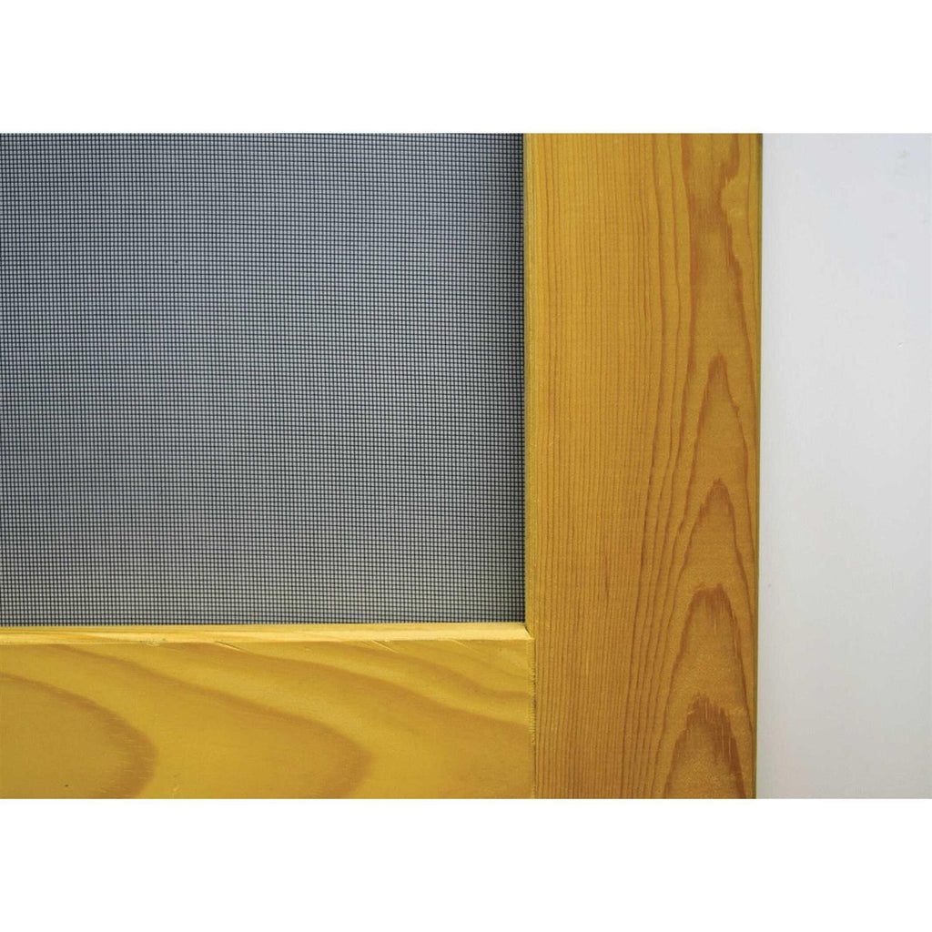 36 in. x 80 in. Reversible Wood Screen Door with Medium Pet Flap H491184