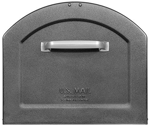 12 x 14 x 18.3 in. Galvanized Steel Post Mounted Mailbox A10072