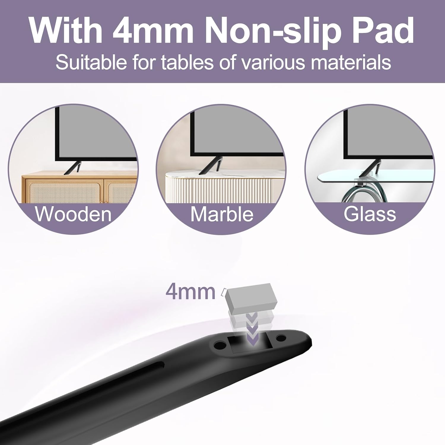 TV Legs Replacement Stand with Remote Holder N910