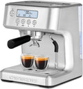Espresso Machine with LCD Display and Milk Frother Steam Wand I312