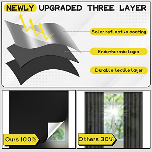 Gray-Silver 100% Blackout Window Blinds A326637