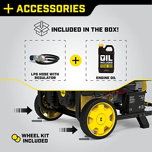 15,000-Watt Portable Generator with Electric Start B4703