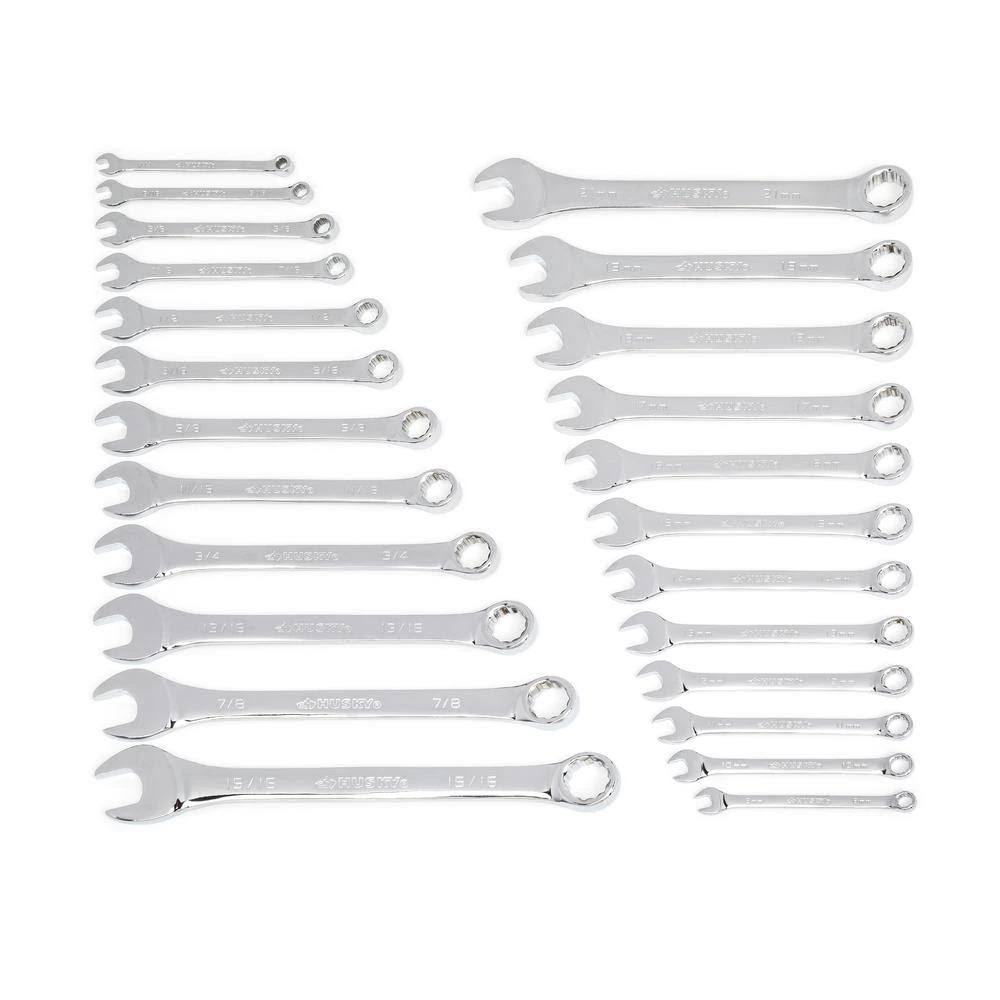 24-Piece SAE/MM Combination Wrench Set M359123