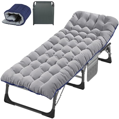 Oversized Folding Camping Cot with Mat & Carrying Bag B99277