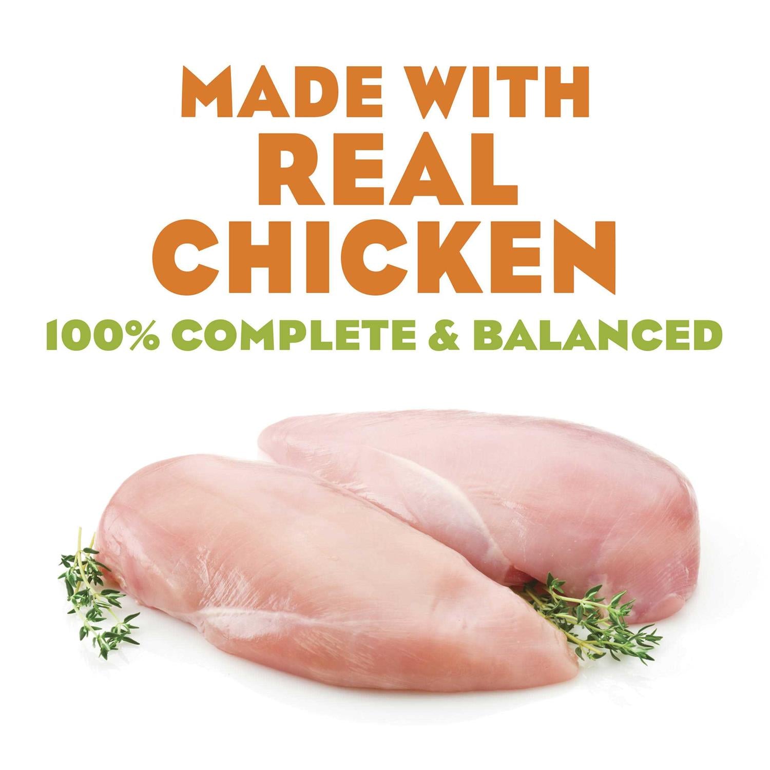 Moist and Meaty Soft Dog Food Real Chicken Recipe C95290