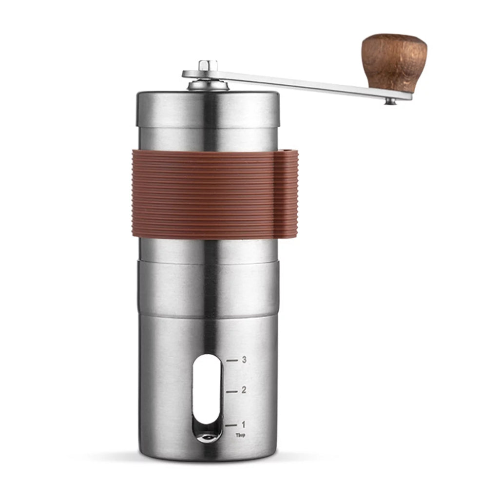 Stainless Steel Manual Hand Coffee Grinder with Ceramic Burr Mill K91373