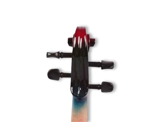 Red Black Solid Wood Electric Violin Full Size 4/4 Z6200