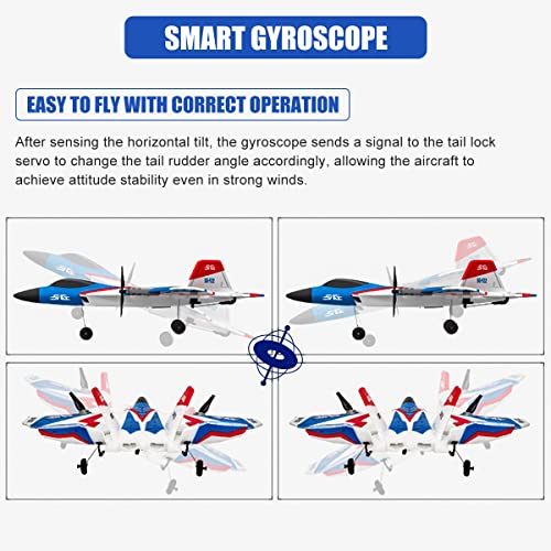 4 Channel Remote Control Airplane with Two Batteries A5916