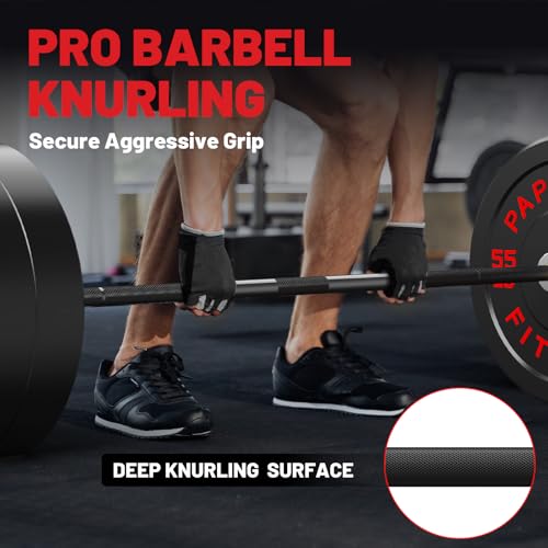 2-inch 45lb Olympic Barbell with Knurled Grip S80080