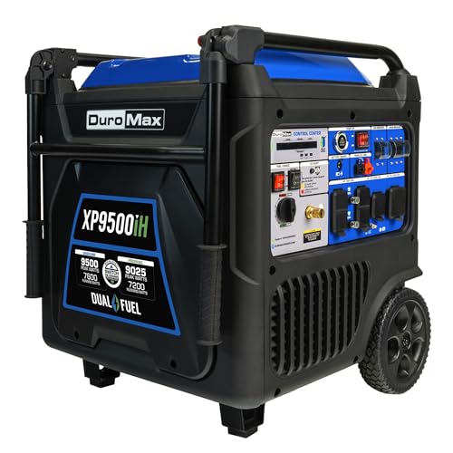 9,500-Watt Dual Fuel Digital Inverter Portable Generator K162