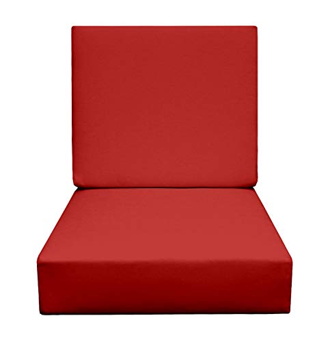 Black 23" x 24" Outdoor Chair Cushion Set E82611