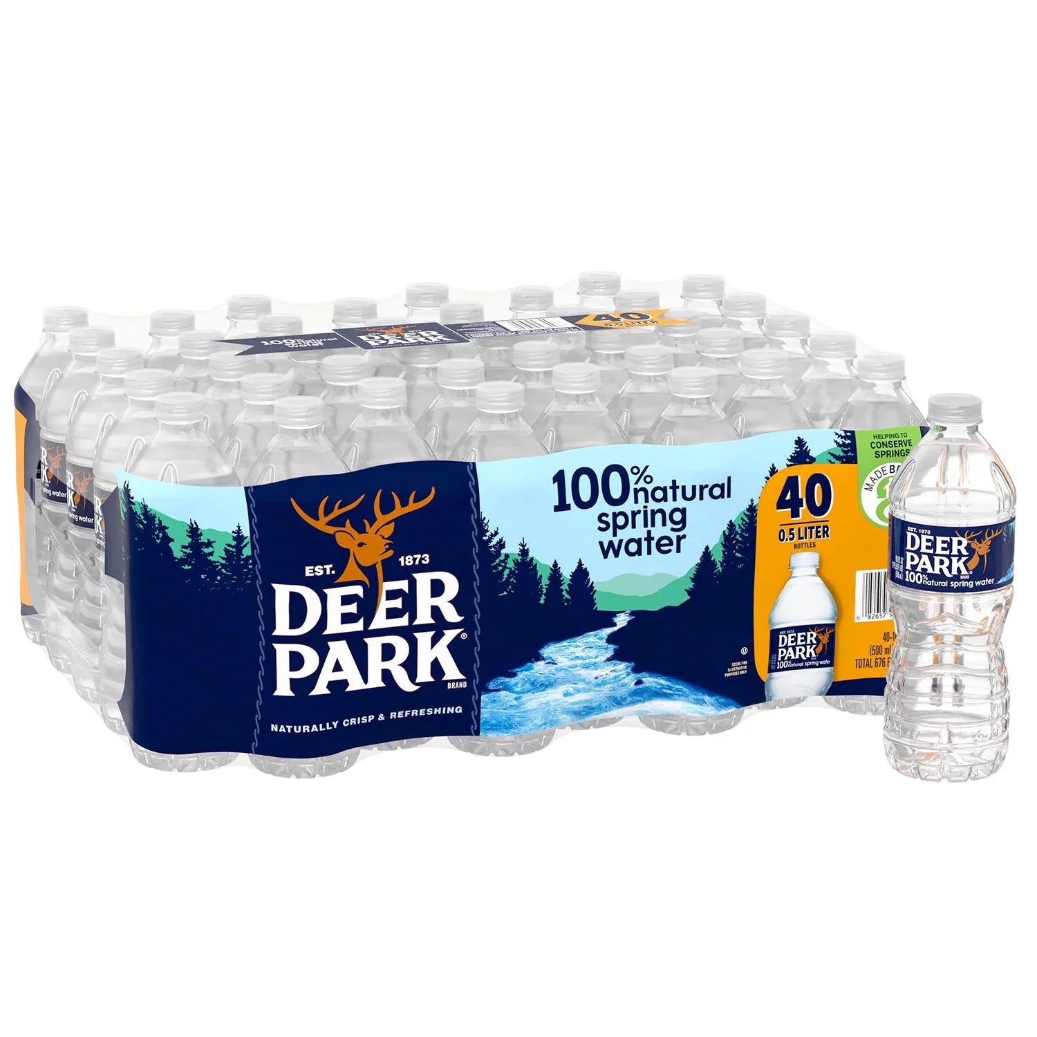 100% Natural Spring Water (16.9oz / 40pk) P66024