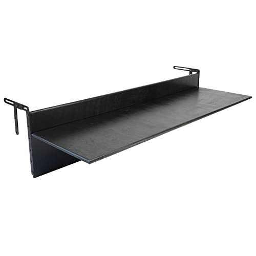 Chestnut Wooden Folding Deck Rail Table (XL: 47.3 x 11.8 inches) Q812