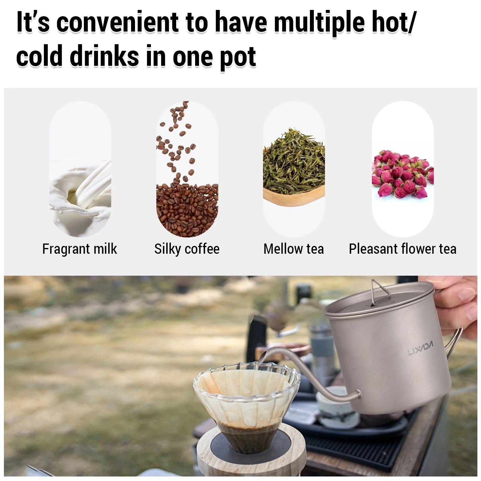 Mini Tea Water Gooseneck Pour Over Kettle B6271