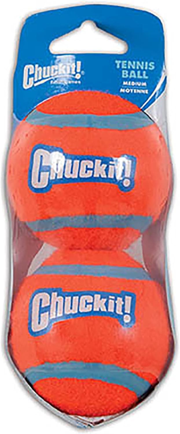 Medium 2.5 Inch Diameter Dog Tennis Ball Pack of 2 T679