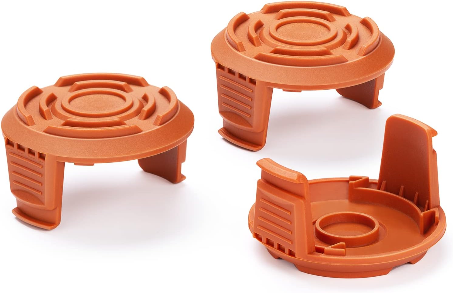 3 Pack Trimmer Replacement Spool Cap Covers T78267