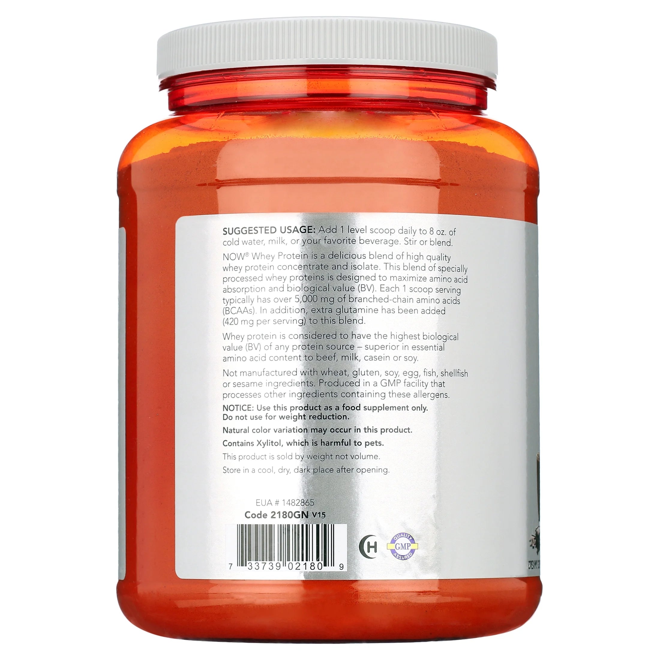Whey Protein Powder Creamy Chocolate - 2 lbs. Y343926