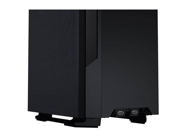 Black Mini-ITX Case with Fabric and Aluminum Panels L526