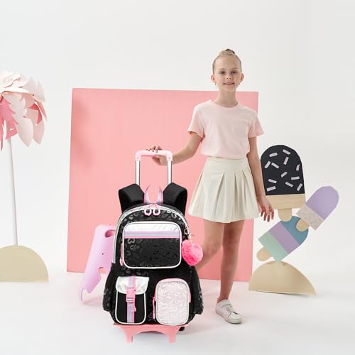 Rolling Backpack with Wheels J816339