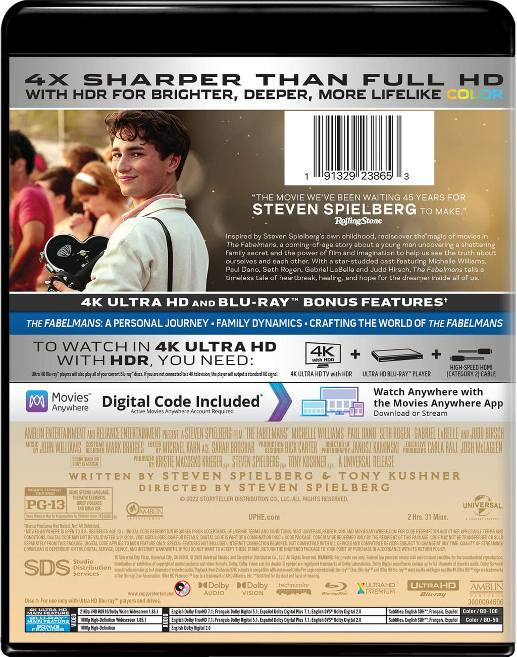 4K Ultra HD + Blu-ray + Digital L2631