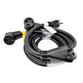NEMA 14-30 Splitter, 14-30P Male Plug To Dual 14-30R Female Receptacle, 4-Prong 30 AMP Y Adapter Cord (20 Feet) B27507