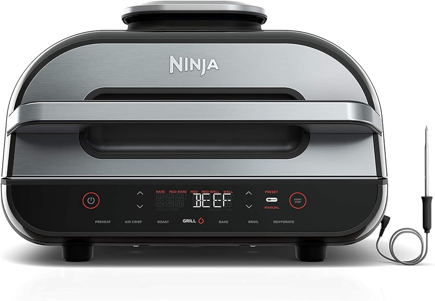 Black Indoor Grill with Air Fry H510900