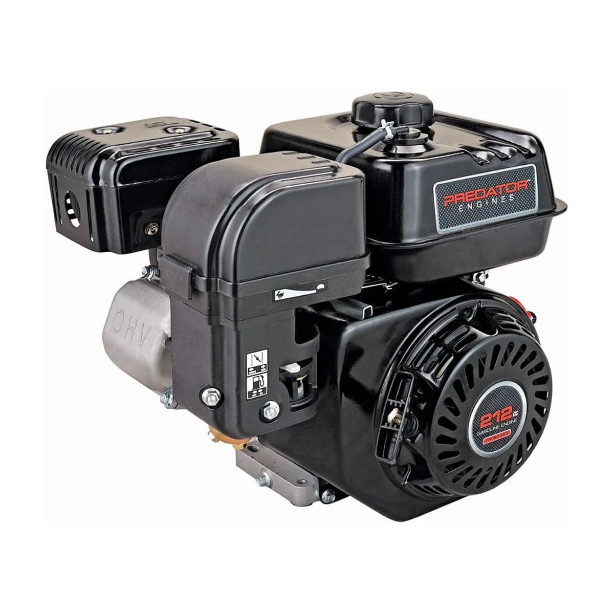 6.5 HP 212cc OHV Horizontal Shaft Gas Engine O52339