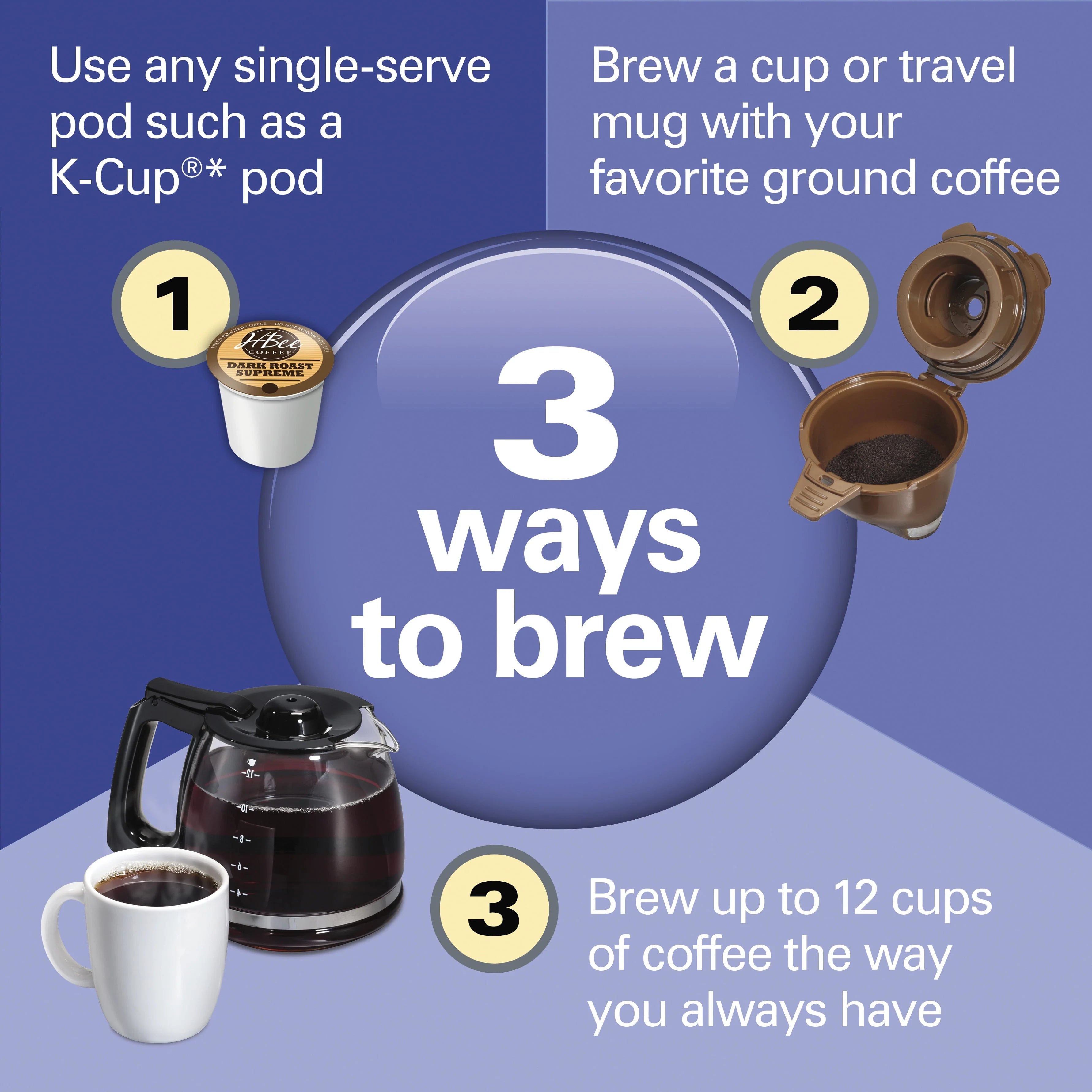 Black Coffee Maker Y4711