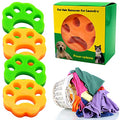4 Pack Reusable Pet Hair Remover for Laundry Q7856