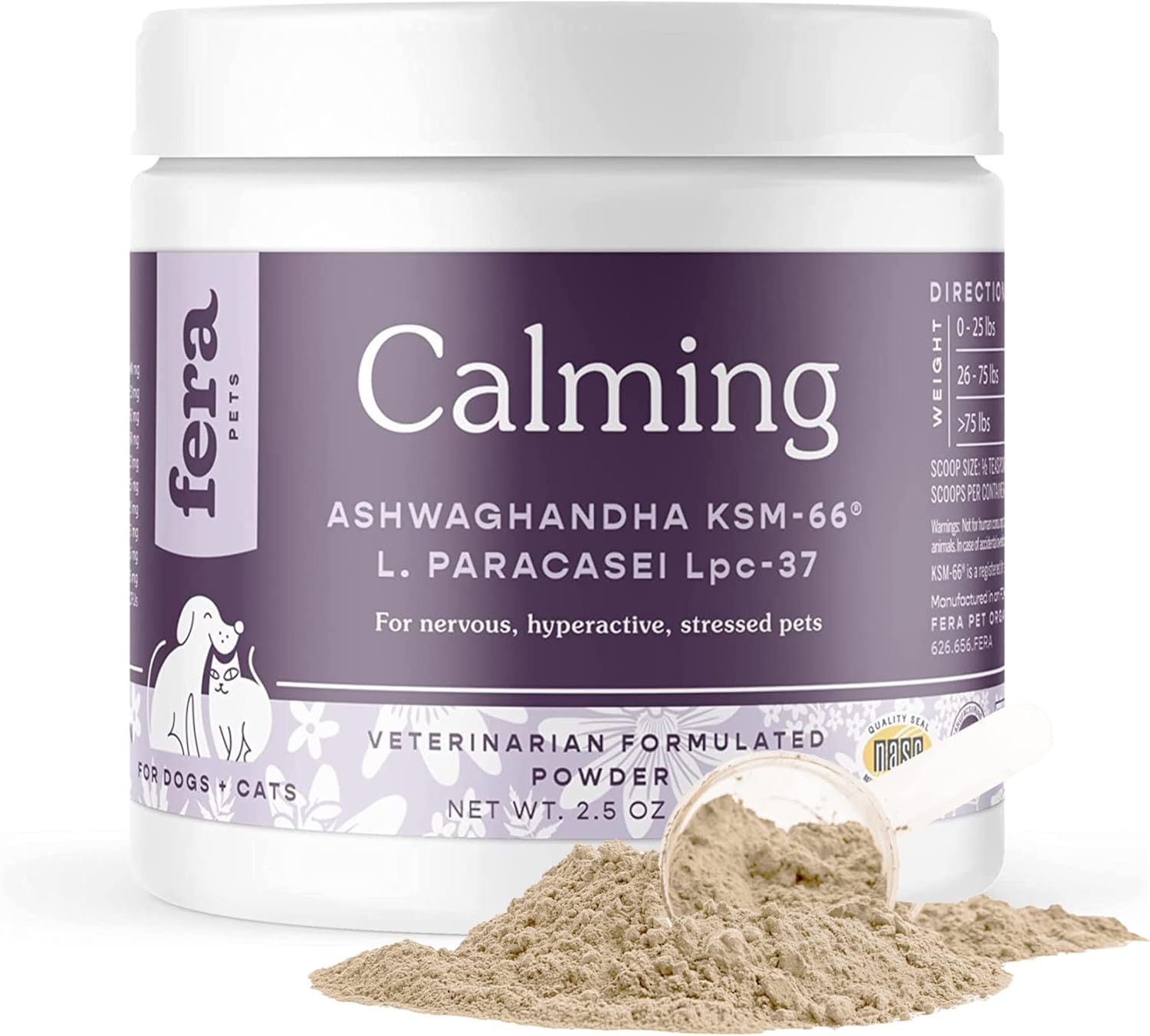 Calming Supplement for Dogs & Cats - 60 Scoops H424332