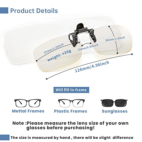 Transparent 1.5 Blue Light Blocking Magnifying Glasses V9809
