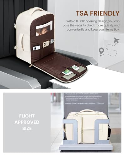 40L Waterproof Travel Backpack with 3 Packing Cubes X734484