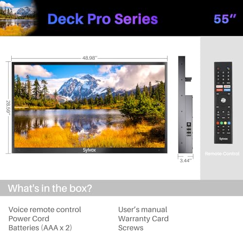 55 inch 4K Waterproof Outdoor Smart TV O27269