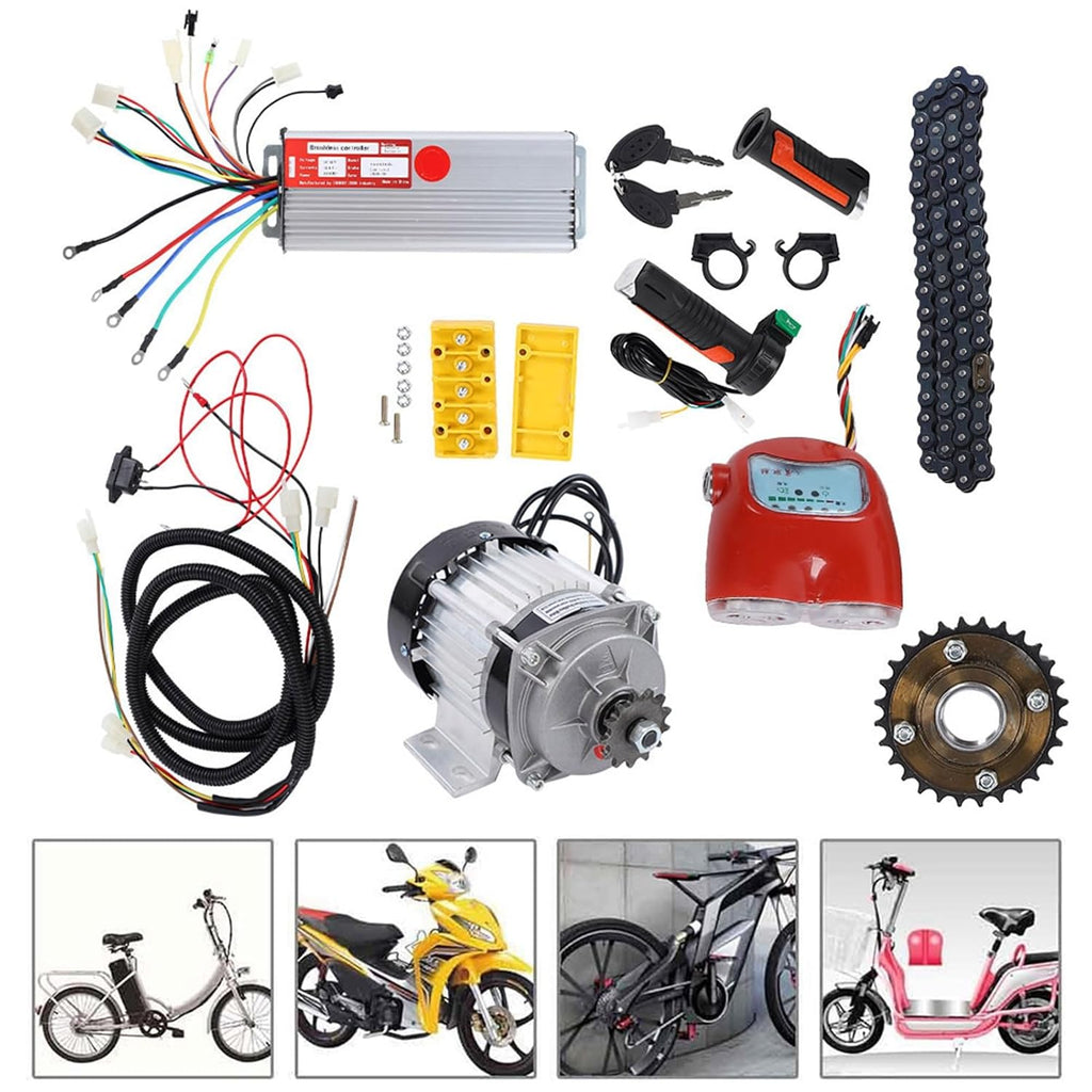 48V 800W DC Brushless Motor Kit Electric Bike Tricycle Scooter Conversion Kit L770