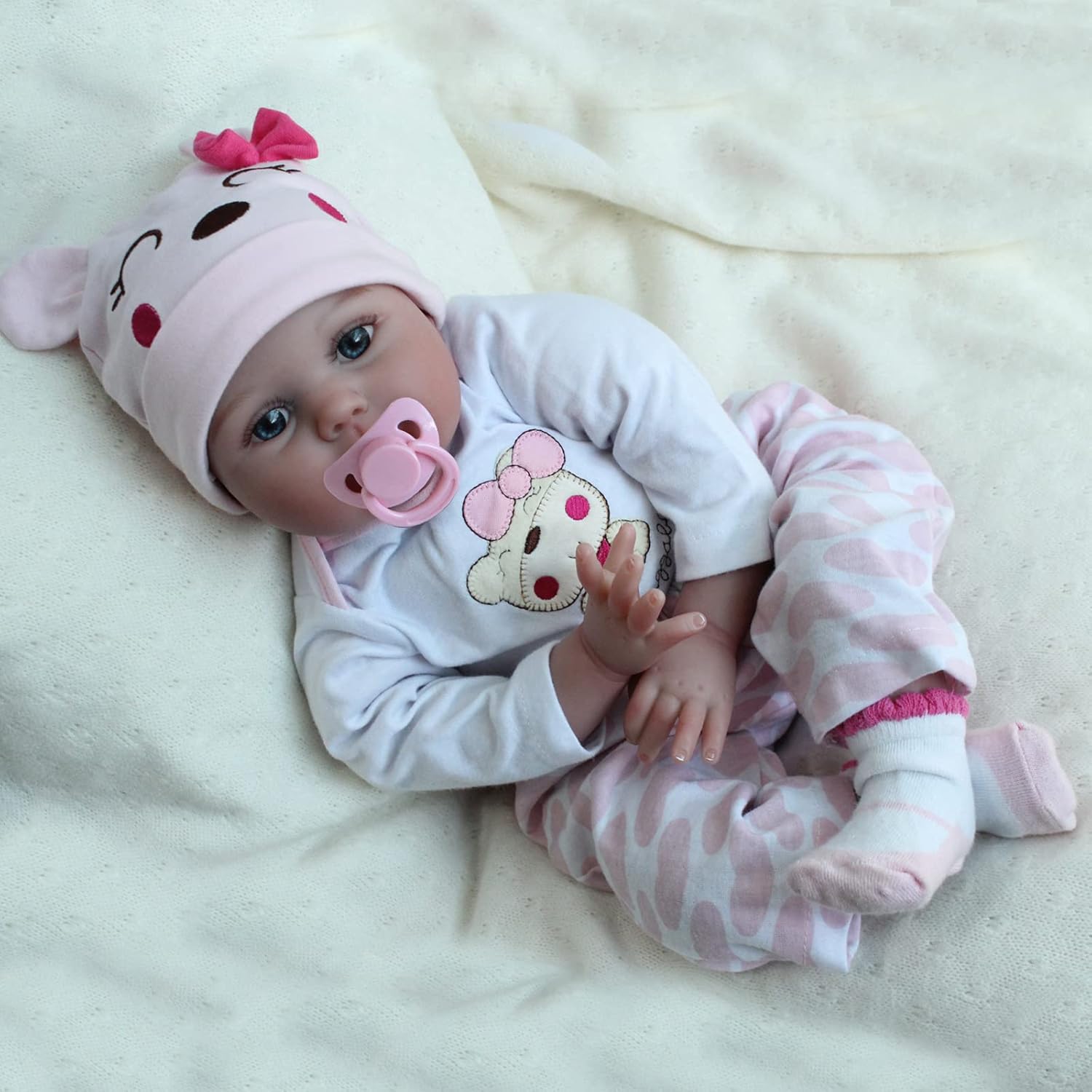 22 inch Realistic Soft Vinyl Reborn Baby Doll W987